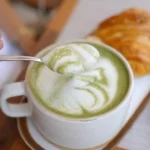 Matcha Latte with Almond Milk