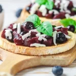 Blueberry and Goat Cheese Bruschetta