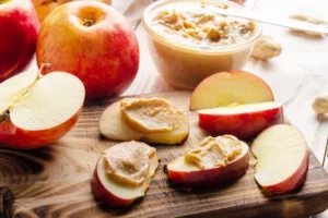 Apple Slices with Almond Butter