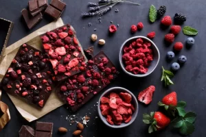 Dark Chocolate and Raspberry Bark