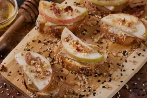 Apple Slices with Almond Butter