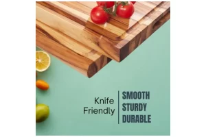 Elevate Your Culinary Experience with Shumaru California's Extra Large Edge-Grain Butcher Block Cutting Board