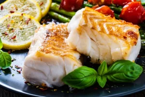 Baked Cod with Lemon and Herbs