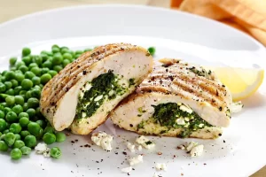 Feta and Spinach Stuffed Chicken Breast