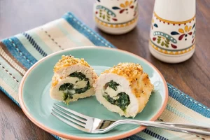 Feta and Spinach Stuffed Chicken Breast