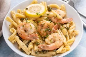 Lemon Garlic Shrimp Scampi