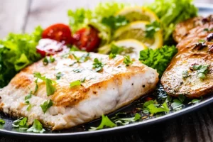 Baked Cod with Lemon and Herbs