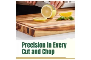 Elevate Your Culinary Experience with Shumaru California's Extra Large Edge-Grain Butcher Block Cutting Board