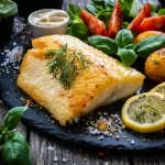 Baked Cod with Lemon and Herbs