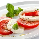 Caprese Salad with Tomatoes and Mozzarella