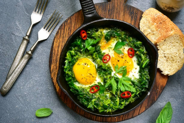 Shakshuka with Spinach