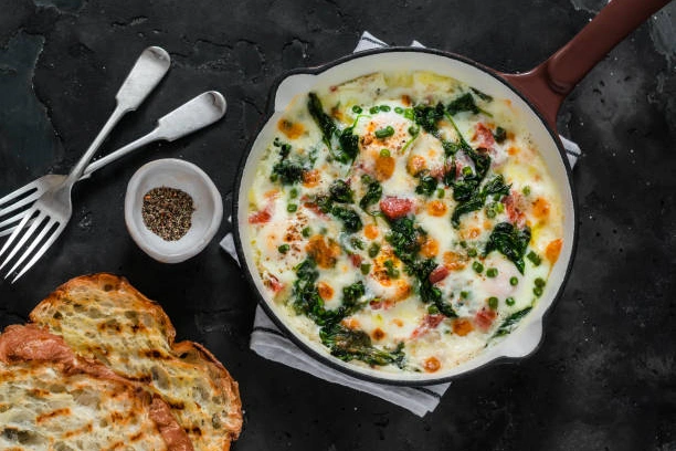 Shakshuka with Spinach