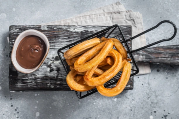 Churros con Chocolate