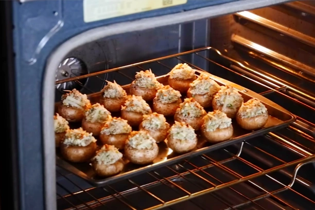 Vegetarian Stuffed Mushrooms