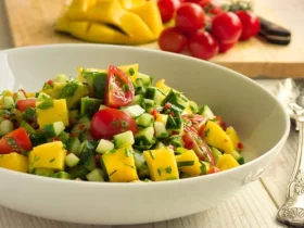 Cucumber Tomato Avocado Salad