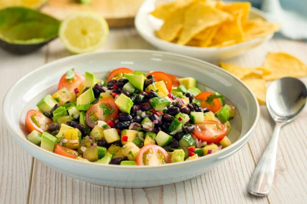 Cucumber Tomato Avocado Salad